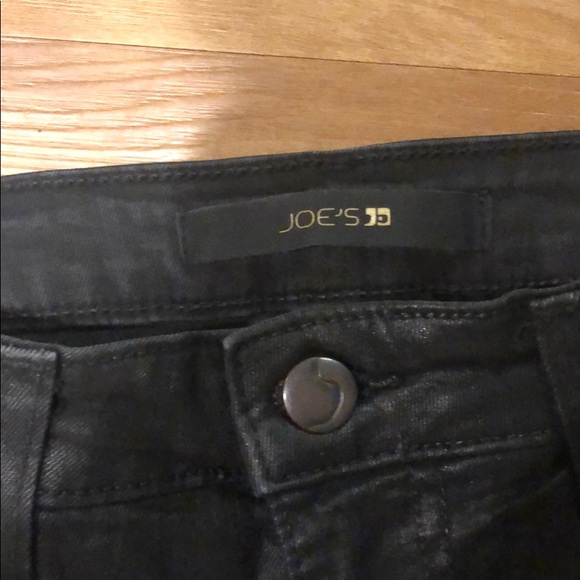 Joe’s Black Leather Jeans - Picture 3 of 6